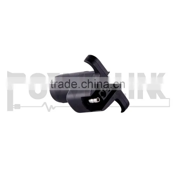 S80550 6 Way Round Pin to 4 Way Pin Trailer Light Adapter Plug Connector photo-2