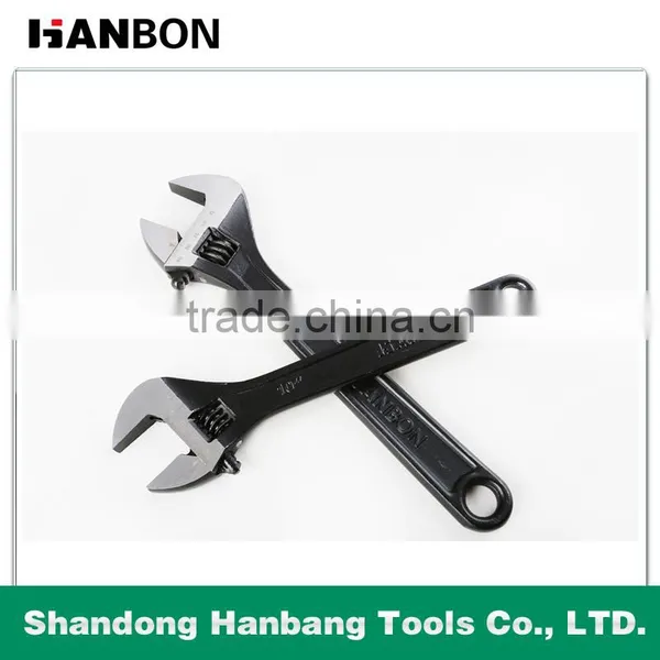 Black Finish Adjustable Wrench and Spanner photo-5