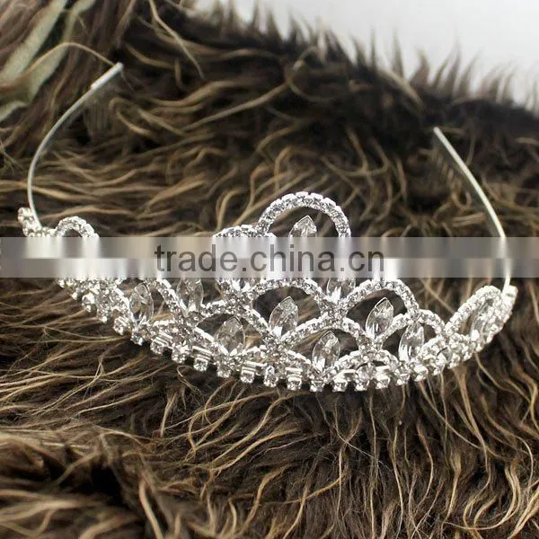 2016 New Design Rhinestone Bridal Hair Crown for Brides Halo H172-060 photo-2
