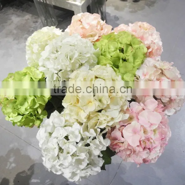Hot Sell Wholesale Artificial Hydrangea Stem Flower Table Centerpieces Wedding Decoration photo-4