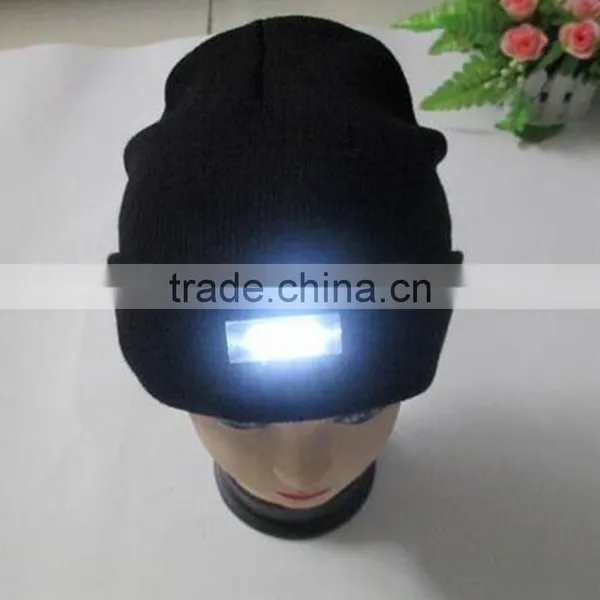 Cap Factory Acrylic Material Led Light Ski Beanie Hats photo-3