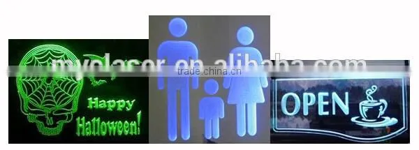 1300*900mm Co2 Advertising Logo Sign Metal Laser Cutting Machine Price photo-5