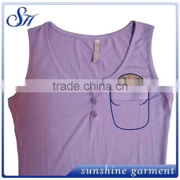 Ladies Casual Printed Pattern Vest photo-3
