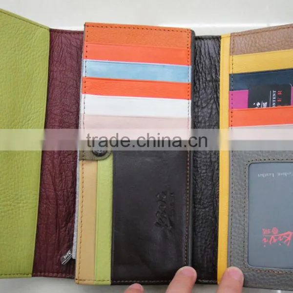 Fashion New Hot Croco Cowhide Genuine Leather Women Wallet photo-4