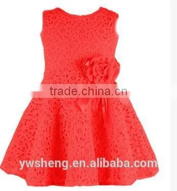 New Summer Lace Casual Lovely Little Party Dress Baby Wear Flower Skirt photo-2
