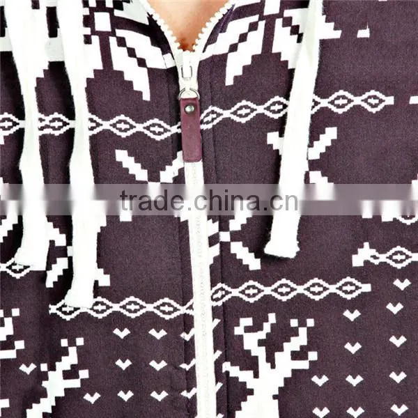PA0007A All Over Reindeer Printed Xxxl Onesie for Men photo-4