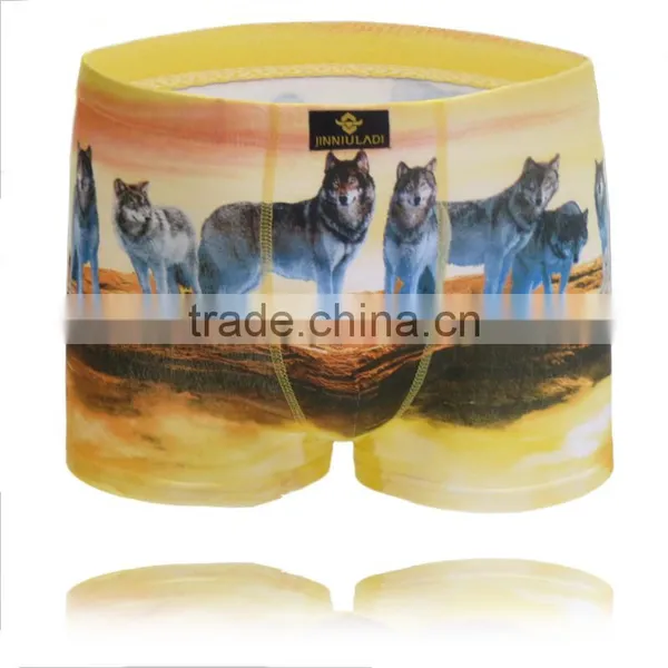 2016 New Fashion Men Brand of Superior Quality Underwear Cotton Print Classic Male Boxer photo-4