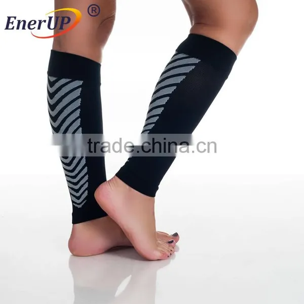 Black Compression Sport Calf Support Sleeve photo-4