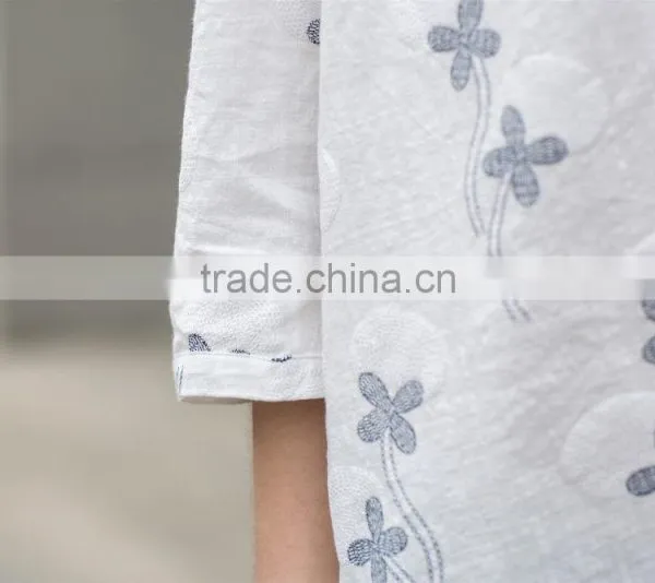 Casual Blouse Summer Blouse Fashion Loose Style Blouse for Young Ladies photo-5