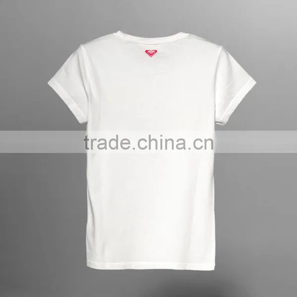 Cheap White Tshirt China Factory Price Ladies Tshirt photo-2