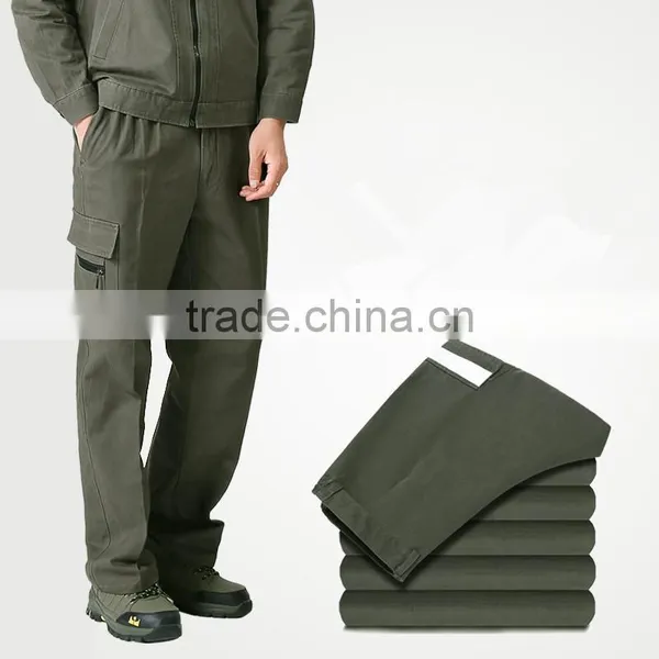 Juqian 2016 Worker's Garment Green Nylon Breathable Cheap Multi Pocket Work Pant photo-3