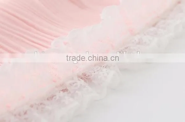 Wholesale 2015 New Design Fall Pink Lace Ruffle Baby Leggings photo-4