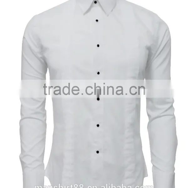 2017 London Collar Regular Fit Formal Tuxedo Shirts photo-2