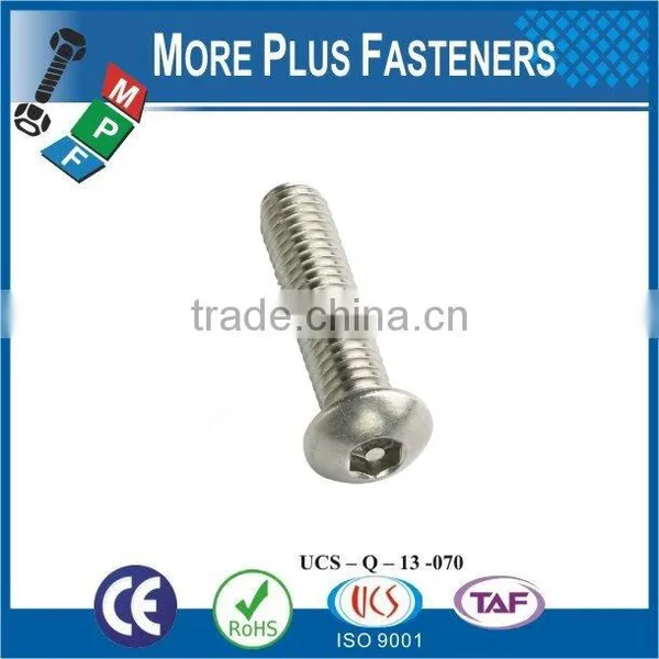 Made In Taiwan High Quality Security Screws Stainless Steel Screw Hex Soclet Pin Head photo-5