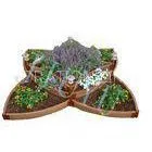 Recycling Waterproof Wood Plastic Composites WPC Flower Beds With HDPE and Wood Fiber