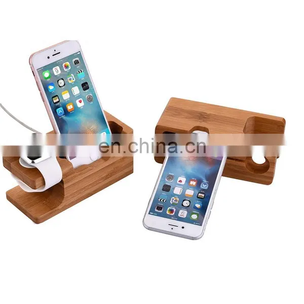 Family Use Custom Made Wood Office Gift Wood Diy Cell Phone Stand With Good Quality photo-2
