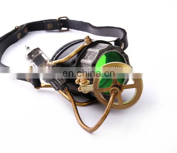 Steampunk Monocle Goggles With Light and Changeable Lenses photo-2