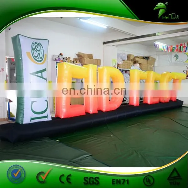 Hot Sale Advertising Parade Inflatable Letter / Custom Led Light Up Letter at Factory Price photo-3