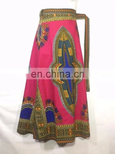 African Wax Ankara Dashiki Print Women Wrap Skirts Dashiki Maxi Long Full Skirt photo-6