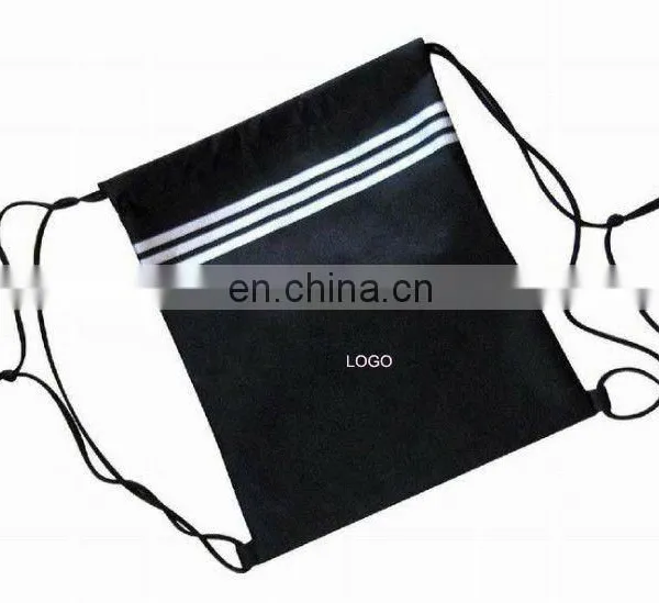 cheap black Drawstring backpacks Polyester Drawstring backpack bag