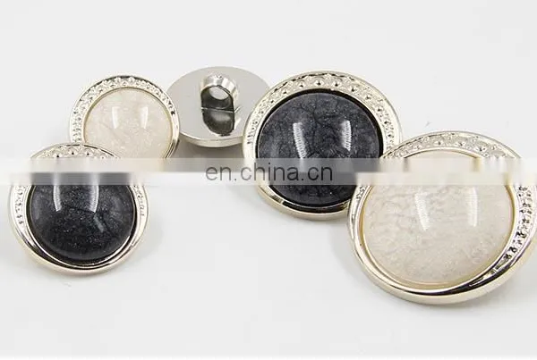 Custom Fancy Coat Sweater Plating Resin Sew Button Clothing Accessories Button photo-4