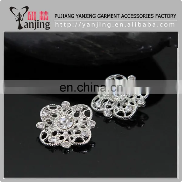 Wholesale Hot Sell Glass Crystal Rhinestone Shank Button photo-5