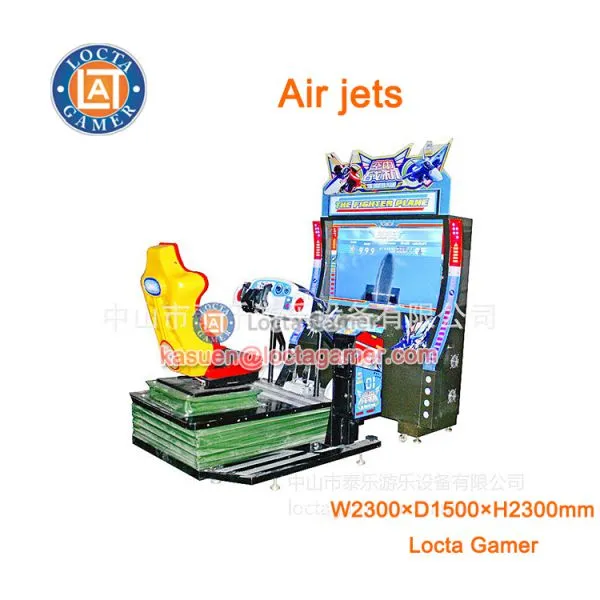 Zhongshan Amusement Game Machine Simulator Air Jets Car Driving Simulator