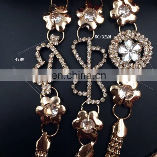 Cheap Good Quality Diamond Charm Lady's Metal Waist Chain Women Waist Chain Belt For Lady Dress Fashion Belt Women Chain photo-4
