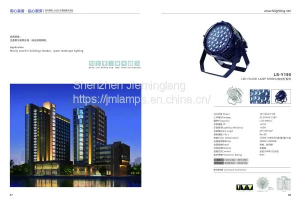 Hot Sell Jieminglang Three Years Warranty JML-SL-A24W Led Outdoor Spot Light 24W Warm White Red Green Blue photo-2