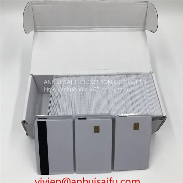 Inkjet SLE4442 Chip Card With Hico 3-track Magnetic Strip photo-3