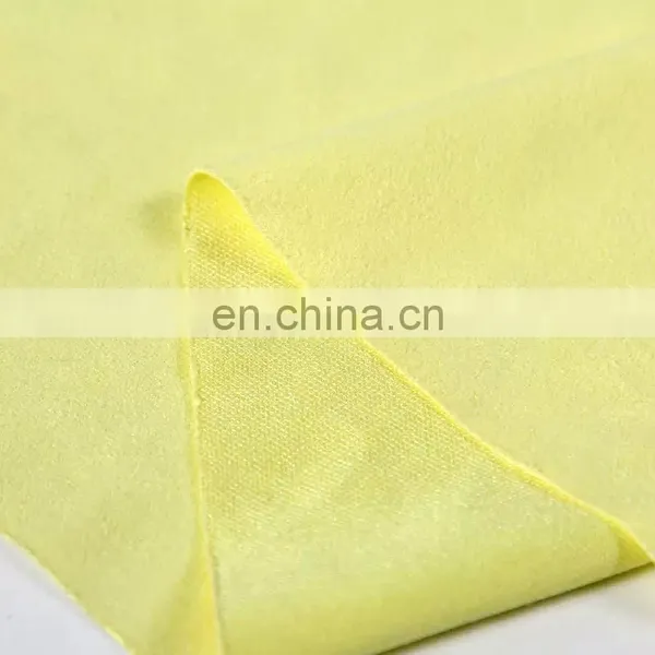 China Supplier Stretch Knitting Polyester Suede Cloth Fabric photo-5