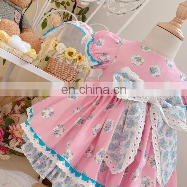 Baby Girl Summer Vintage Spanish Turkey England Princess Ball Gown Dress for Girl Party photo-3