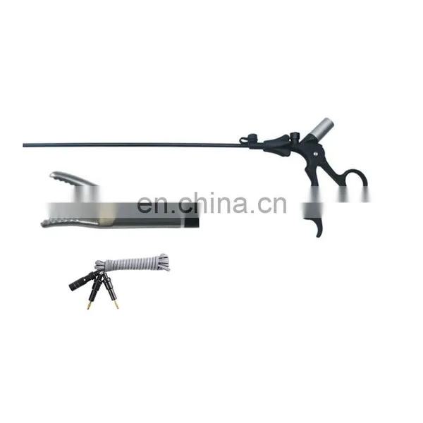 Autoclavable Curved Bipolar Forceps for Laparoscopic Instruments photo-5