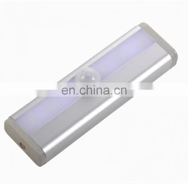 2021 Hot Sell Amazon Led Under Cabinet Light Automatic Motion Sensor Night Lights 6leds Motion Sensor Closet Night Light photo-4