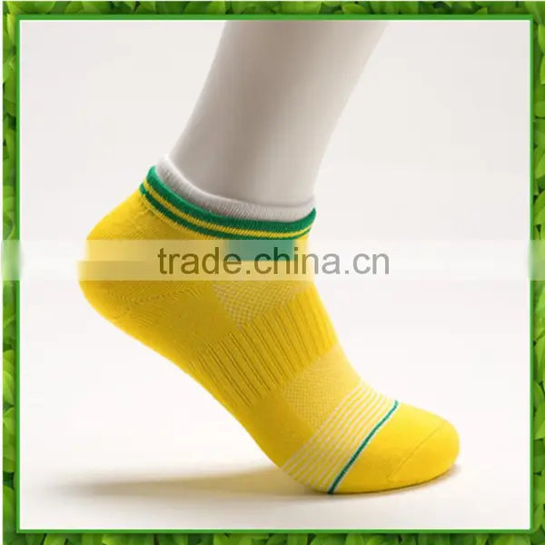 Manufacturer Recycled Yellow Colour Cotton Sock Yarn Wholesale 20s 2 Ply HB261 China photo-2