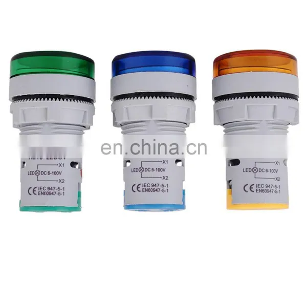 22mm DC 6-100V Voltmeter Round Mini LED Digital Voltage Indicator Voltage Meter Tester Precision Voltmeter photo-2