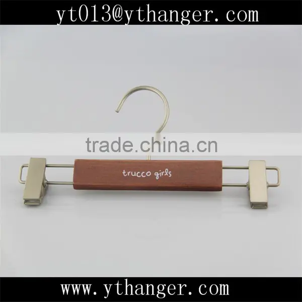 CY-663 Little Children Wooden Hanger Cute Boys Clothes Hanger With Girl Dress Hanger Supplier's Choice photo-2