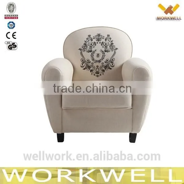 WorkWell the Chpeapest Single Sofa Chair Fabric Low Back Chair Kw-D4029-2 photo-2