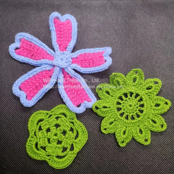 Handcraft Garment Accessories Handmade Cotton Appliques photo-2