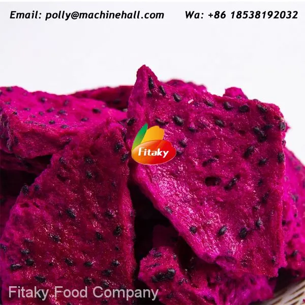 High Quality Freeze Dried Dragon Fruit Slices Wholesale Price photo-5