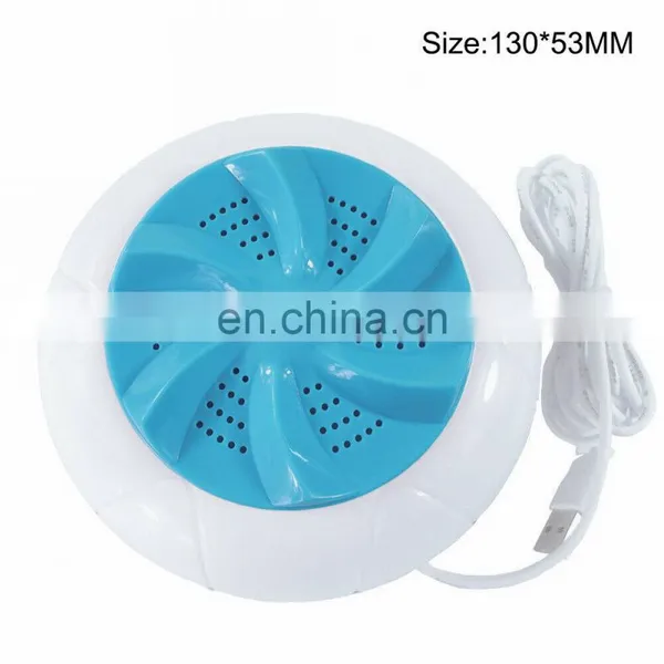 Mini 6W Portable Ultrasonic Turbo Washing Machine Personal Laundry Washer USB photo-2