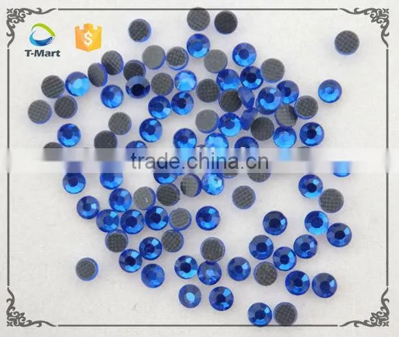 Light Blue Light Sapphire Hot Fix Stone for Festival Dress With Good Quality photo-2