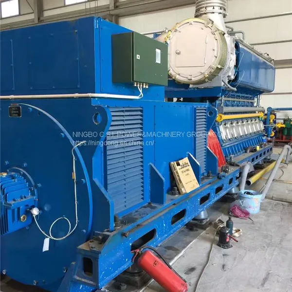 6MW Tyre Oil Plastic Oil Power Plant 3X2MW Generator Sets