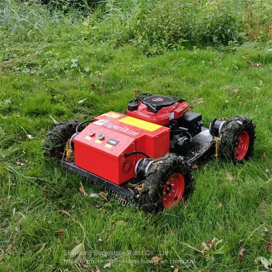 Slope Mower for Sale, China Remote Control Lawn Mower Price, Remote Brush Cutter for Sale photo-2