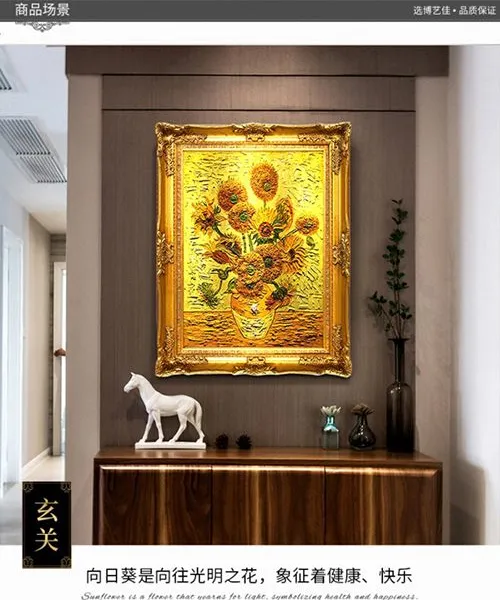 Hand-painted Abstract Canvas Oil Painting Wall Art Used for Home Decoration photo-3