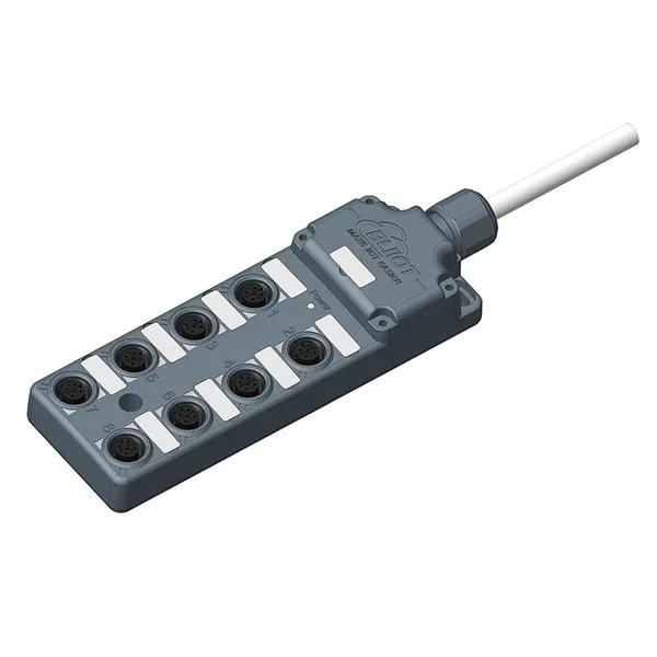 M12 4/8 Port IP67 10/20/30m PNP Waterproof Sensor Distributor for Automation Industry photo-2