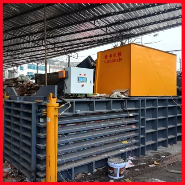 Waste Paper Compression Baling Press Vertical Hydraulic Baling Press photo-3