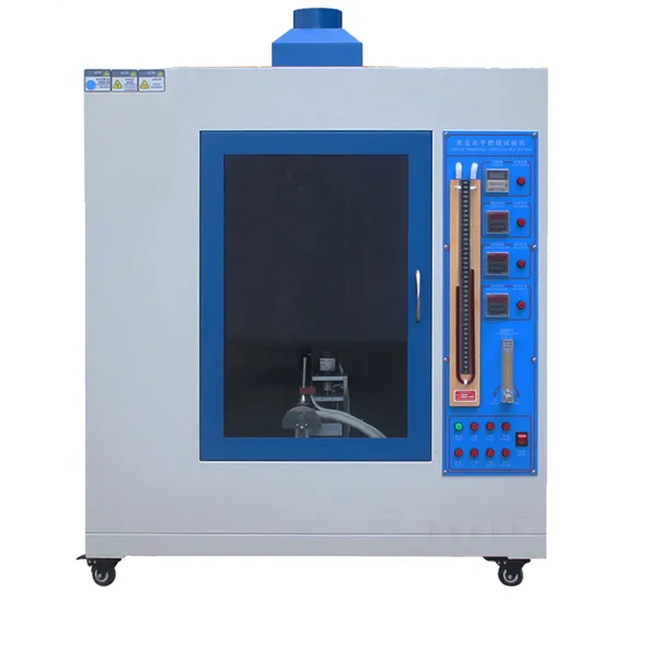 Vertical Combustion Tester with PLC Control System
