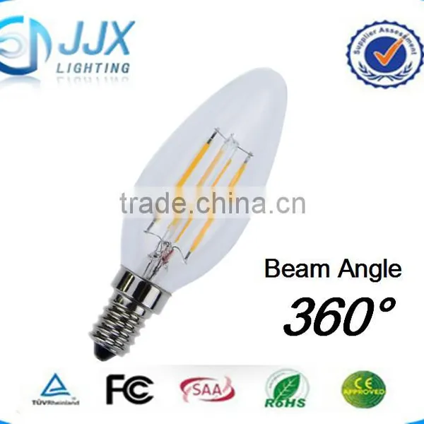 4 WattE14/E12 LEDLight BulbsWarm White Candelabra