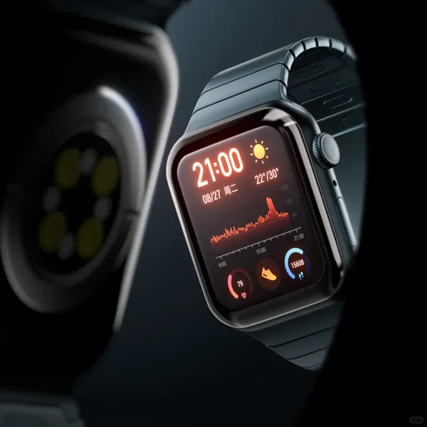Smart Watch：Wi Fi 6 protocol, Bluetooth 5.3 low latency authentication 50 meter wireless transmission with lossless sound quality